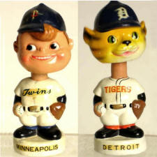 Twins Tigers Mini Bobbing Head