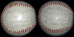 1955 New York Yankees Souvenir Baseball