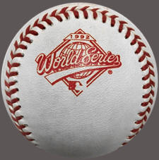 1992 Fay Vincent Official World Series Baseball