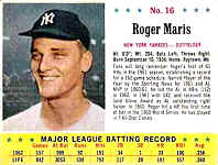 1963 Jell-O Roger Maris