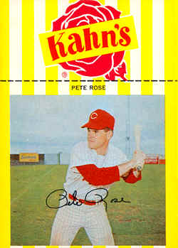 1967 Kahn's Wieners Pete Rose