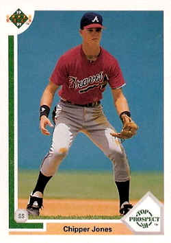 1991 Upper Deck Card 55 Chipper Jones 