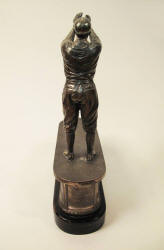 The Fielder figual Spalding Trophy back