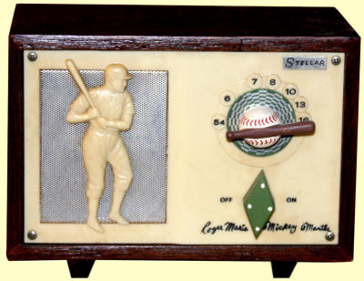 Roger Maris - Mickey Mantle Stellar Table Radio