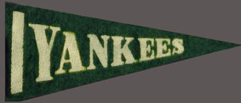 1950's Yankees Gumball Mini-Pennant