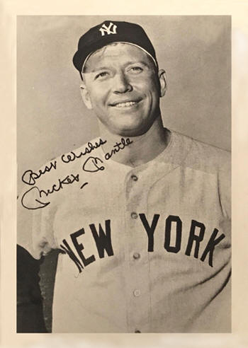 1965 Grand Slam Mattress Mickey Mantle Premium Photo