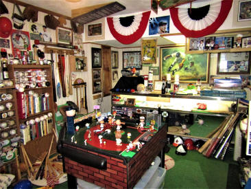 Baseball Memorabilia Mancave 